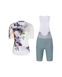 RIVANELLE maillot corto y pantalón corto - FLOWERY LADY - blanco/verde/multicolor